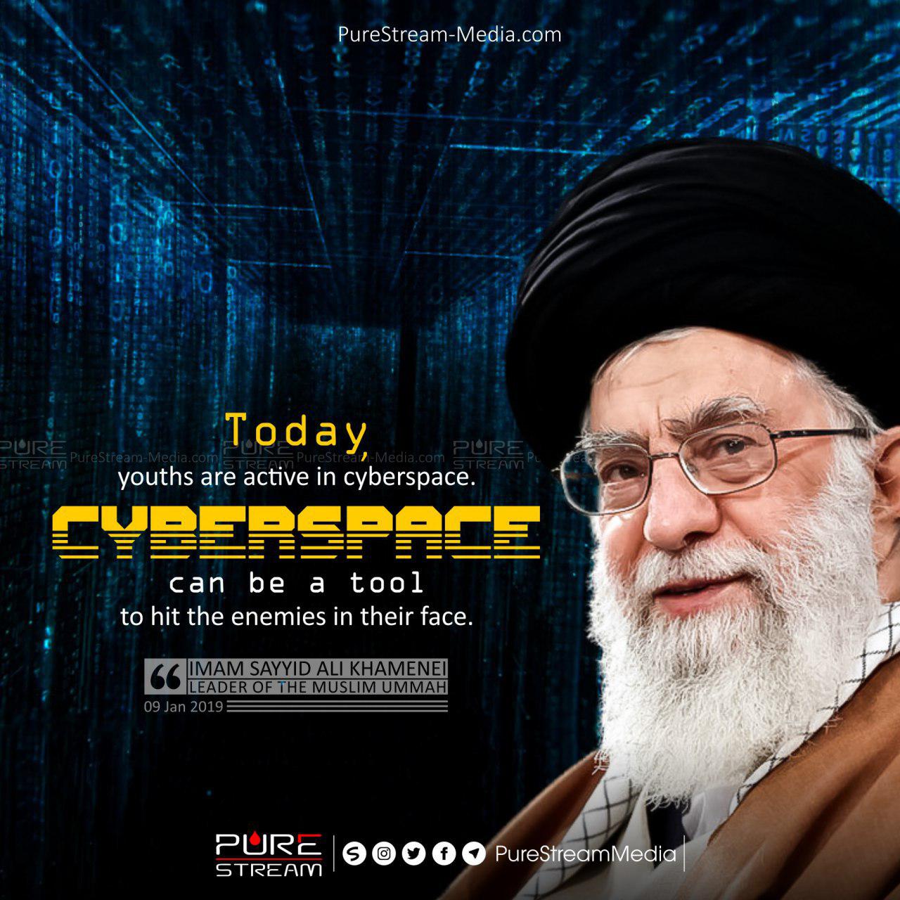 Today, youths are active in cyberspace…