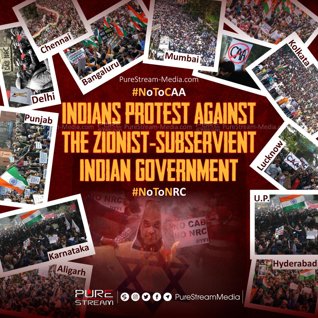 Indians Protest Against the Zionist