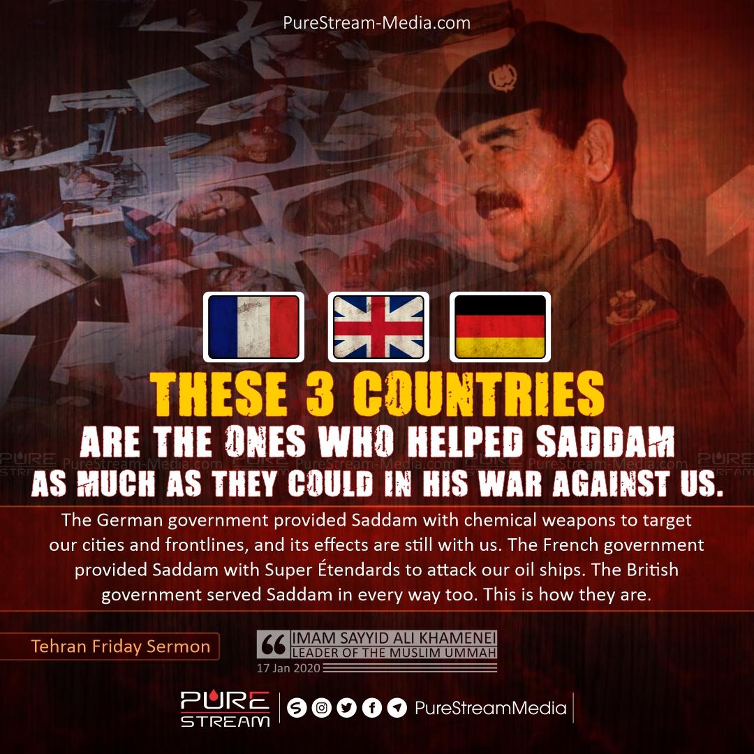 German, French and UK Govt. Help Saddam