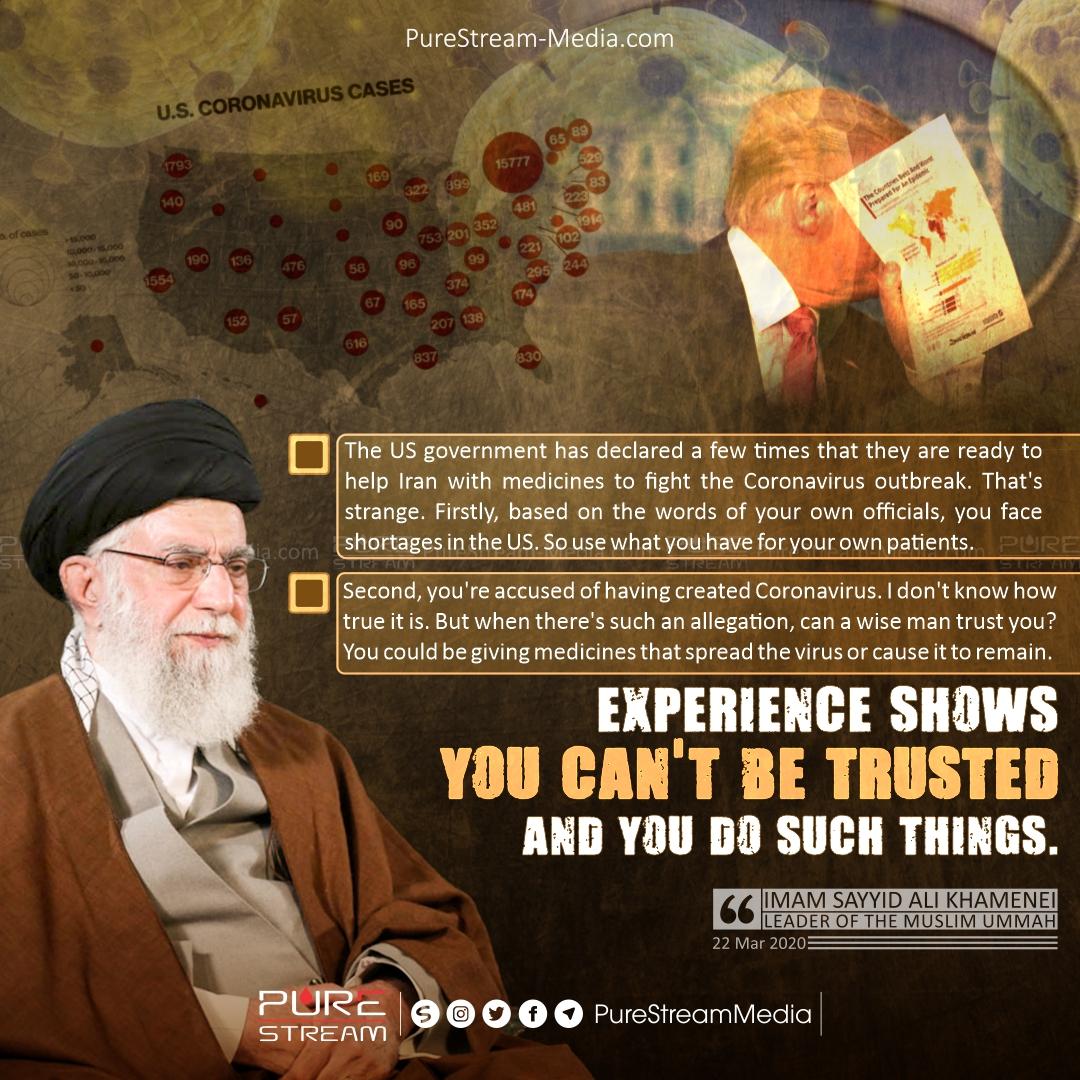 America Can’t be Trusted (Sayyid Ali Khamenei)