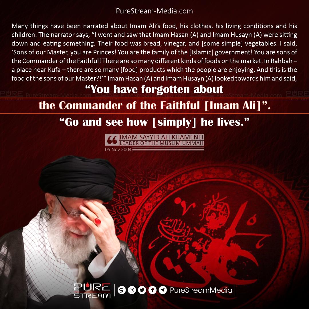 The Commander of the Faithful Imam Ali (A)