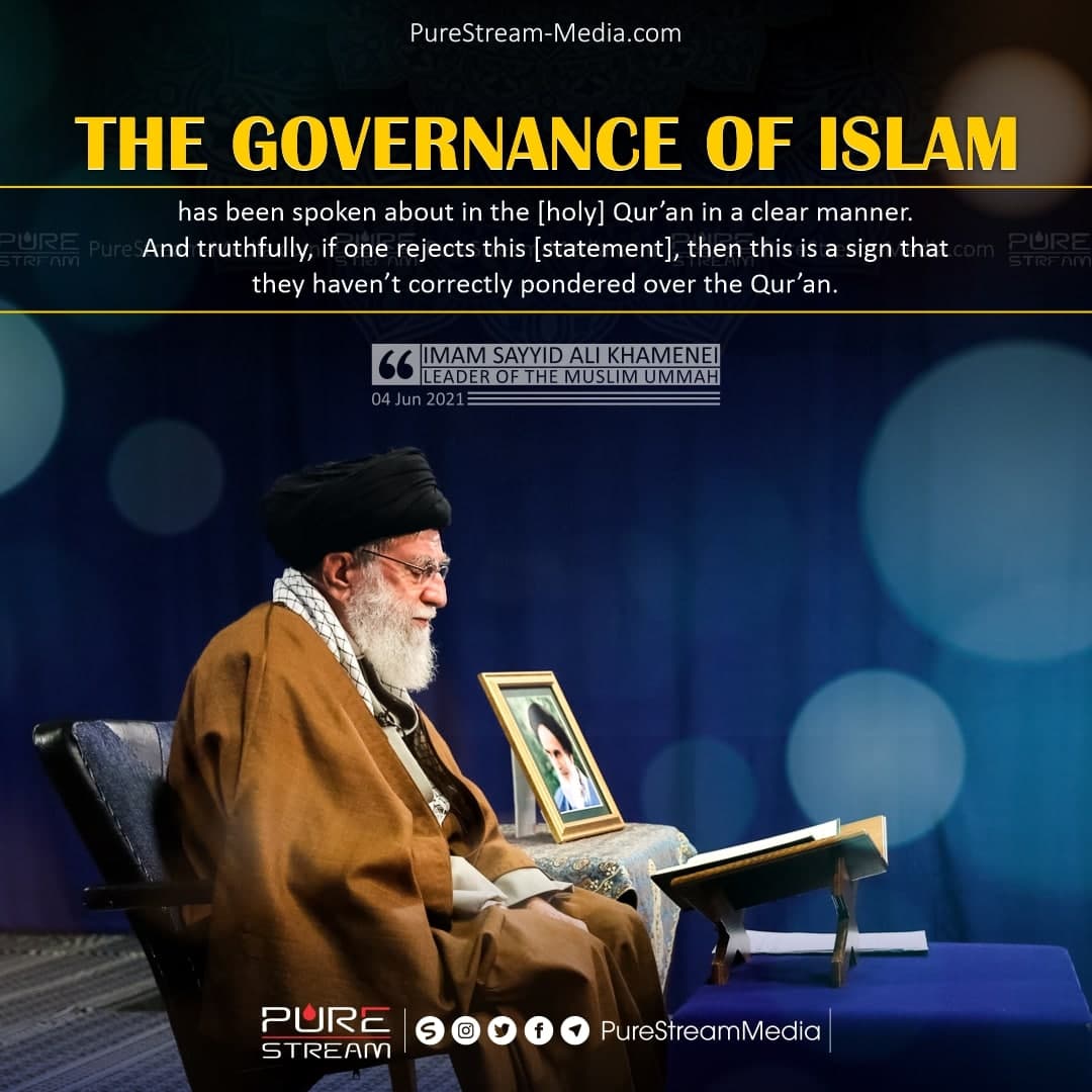 The governance of Islam has been spoken…