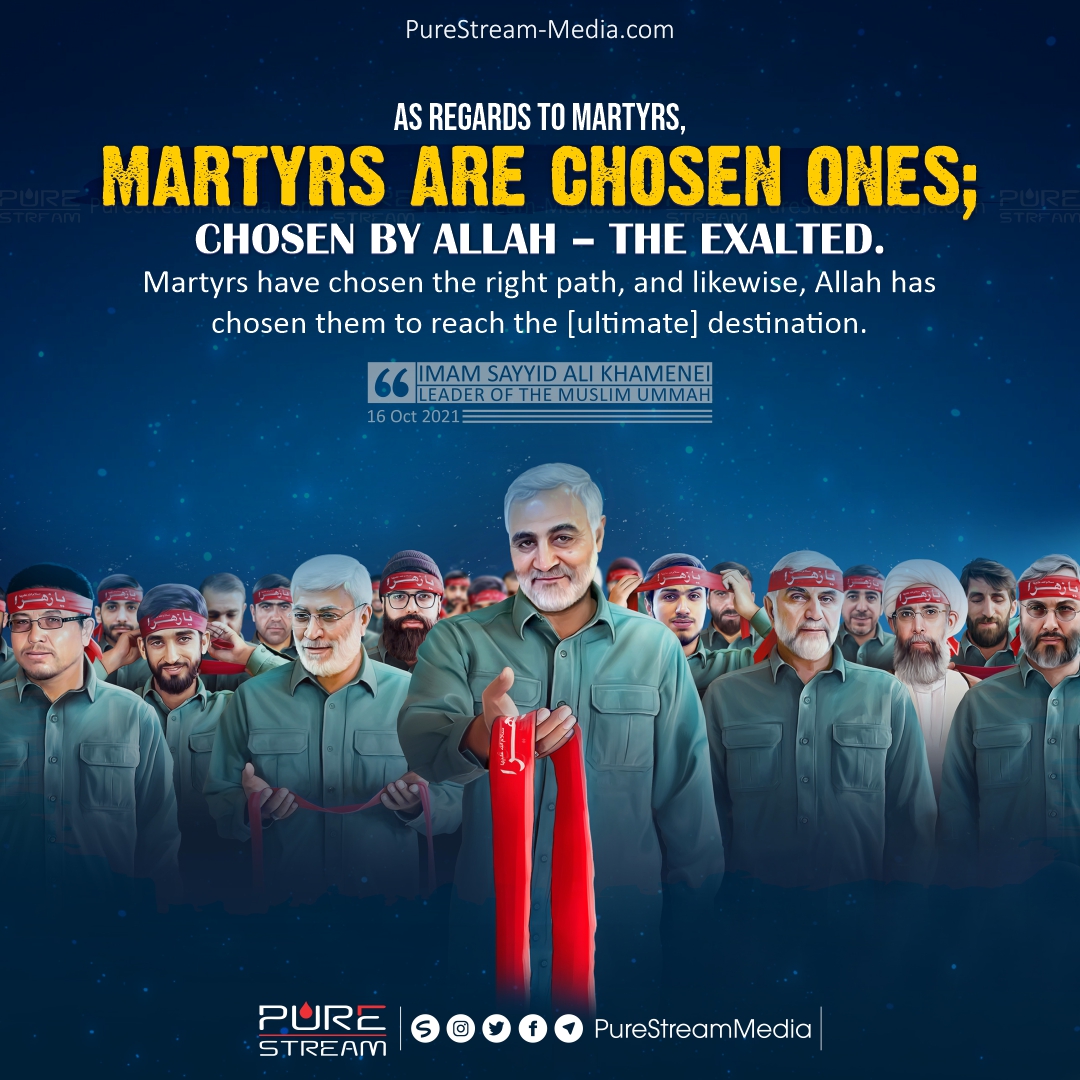 As regards to martyrs, martyrs are chosen…