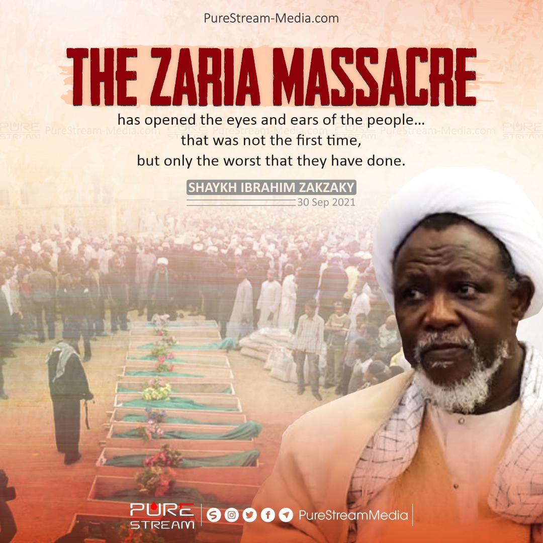 The Zaria massacre has opened the eyes…
