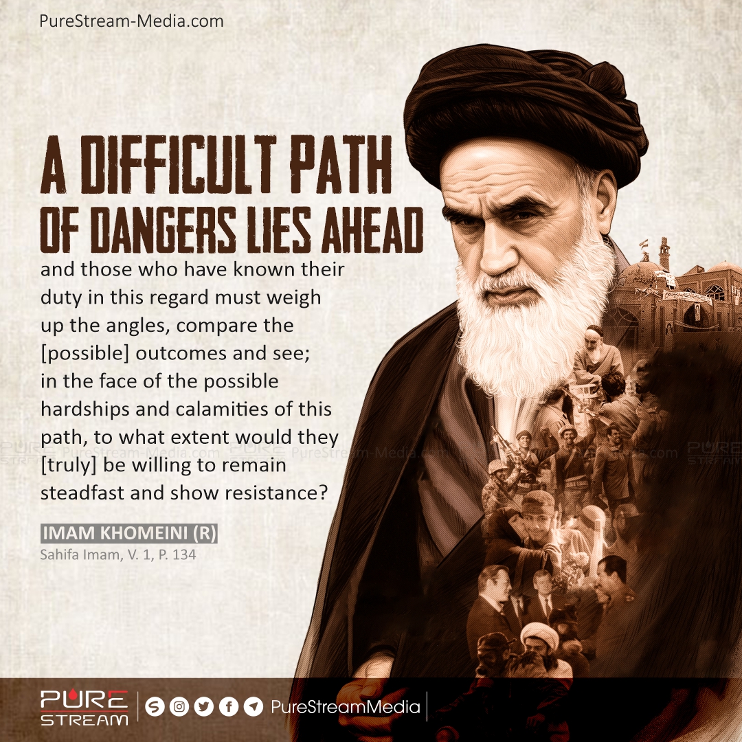 A difficult path of dangers lies ahead…