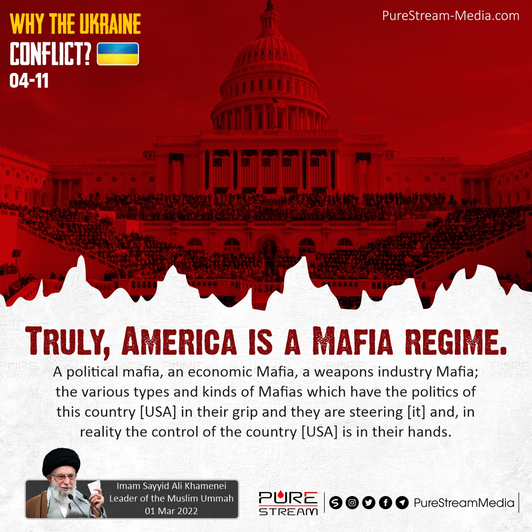 Truly, America is a Mafia regime…