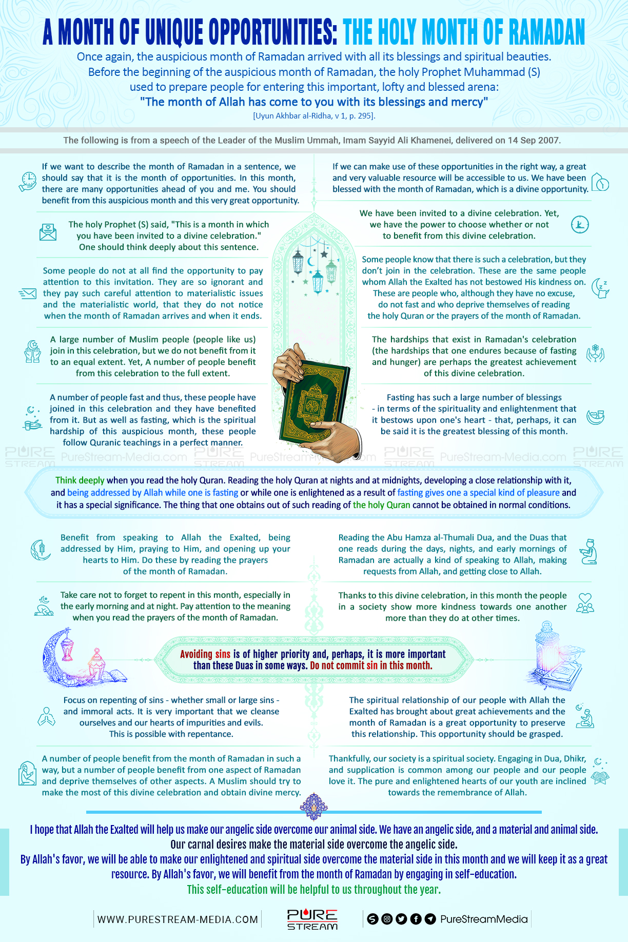 A Month of Unique Opportunities: The Holy Month of Ramadan | Infographic