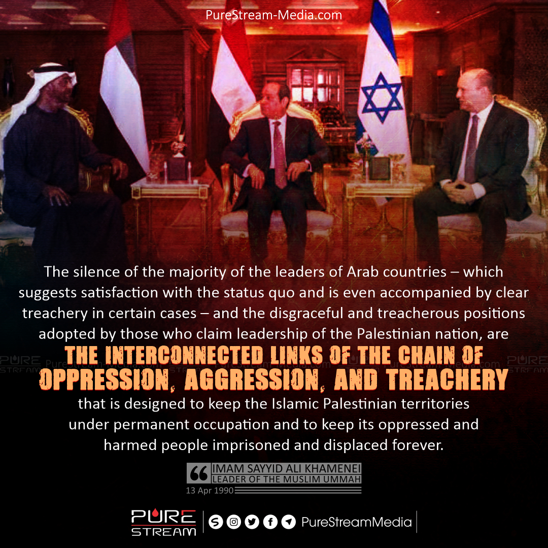 The silence of the majority of the leaders of Arab countries…