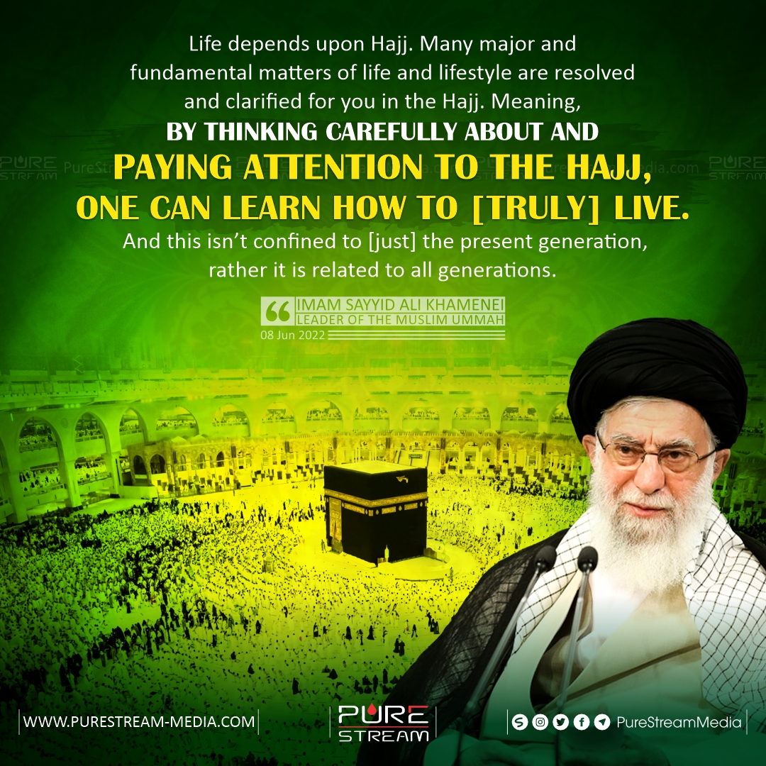 Life depends upon Hajj…