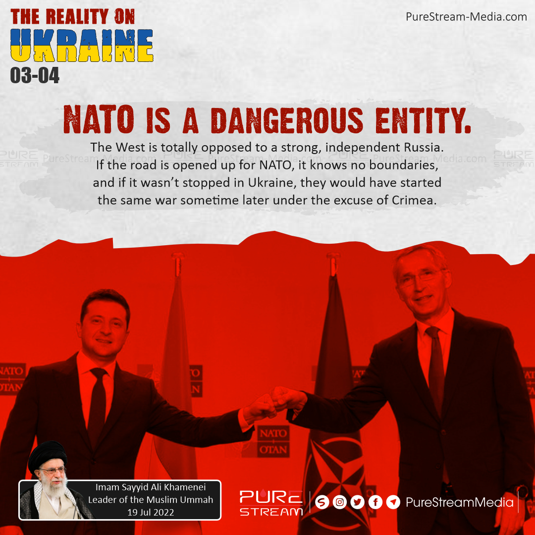 NATO is a dangerous entity…