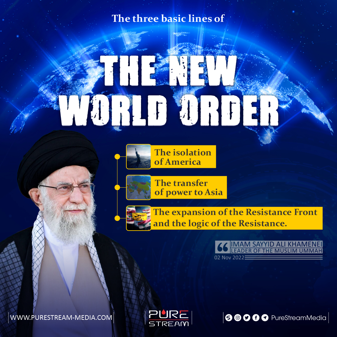 The three basic lines of the new world order…