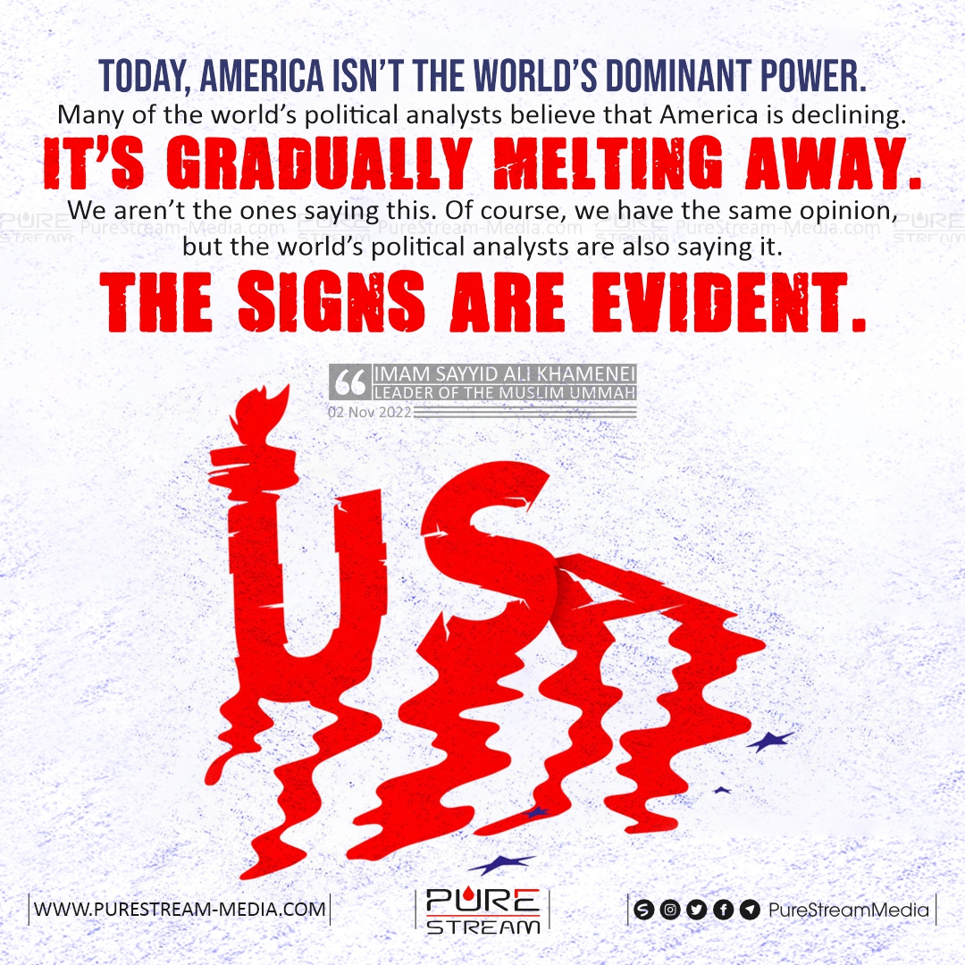 Today, America isn’t the world’s dominant power…