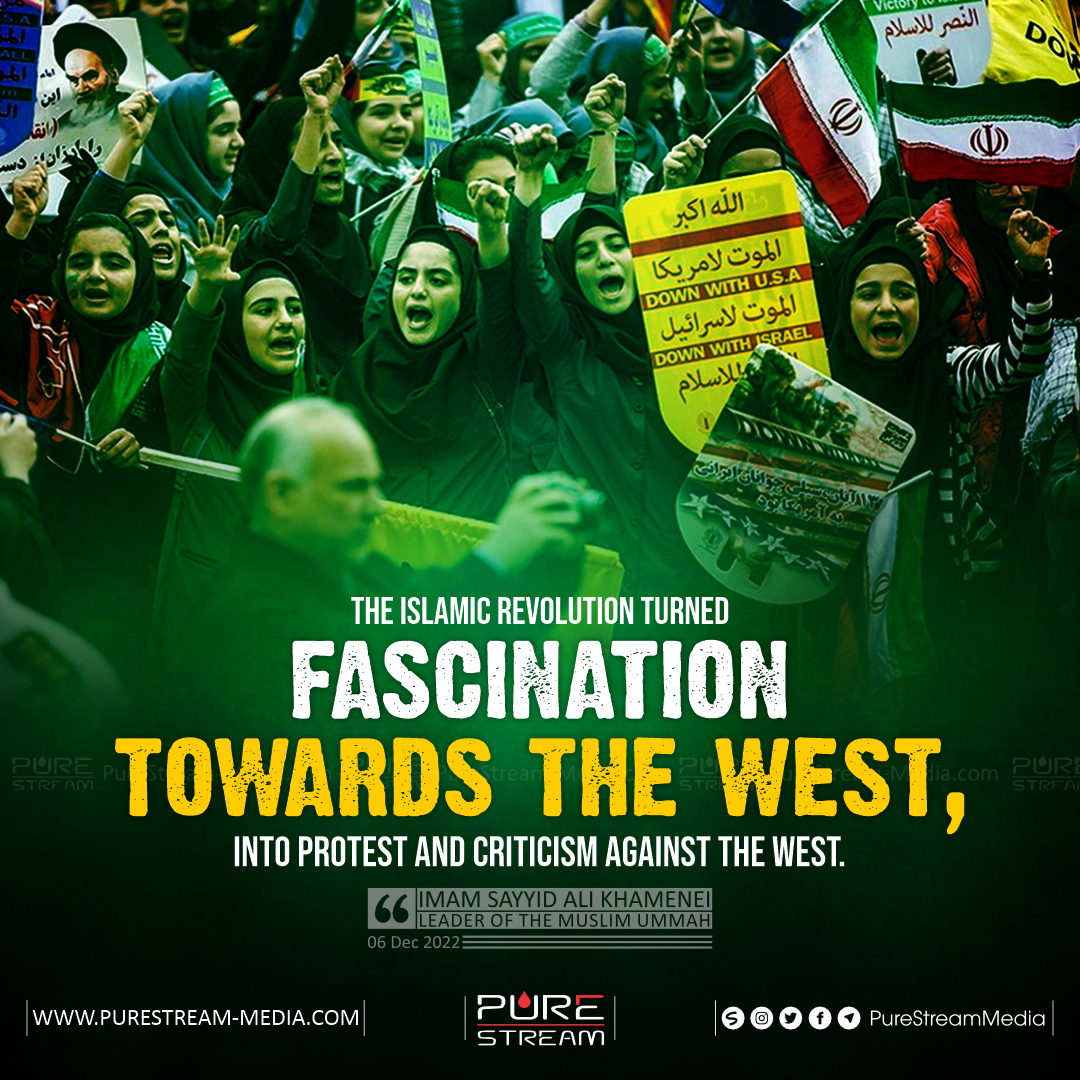 The Islamic Revolution turned fascination towards the West, into…