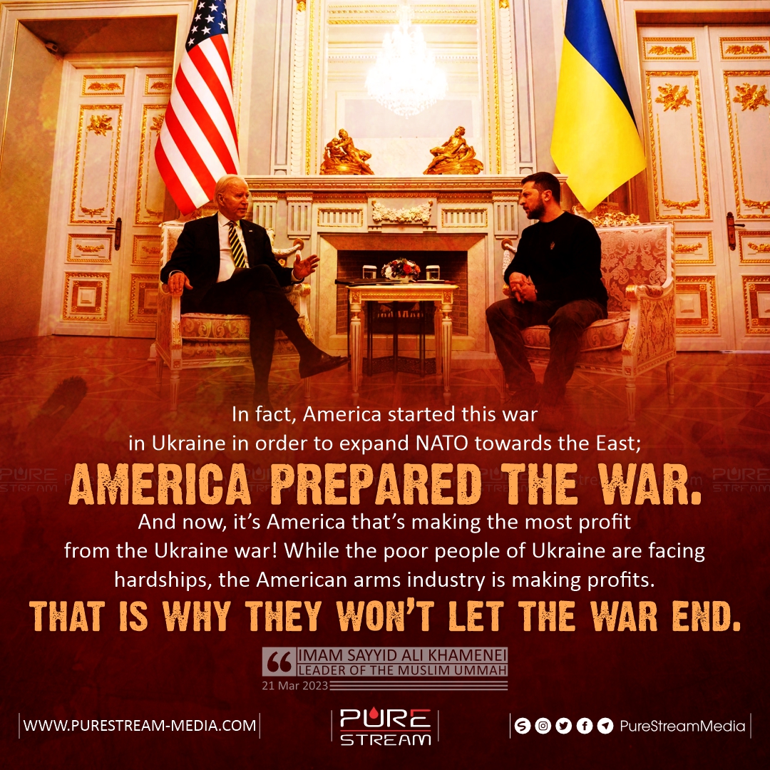 In fact, America started this war in Ukraine…