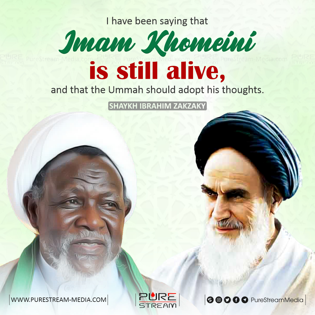 I have been saying that Imam Khomeini…