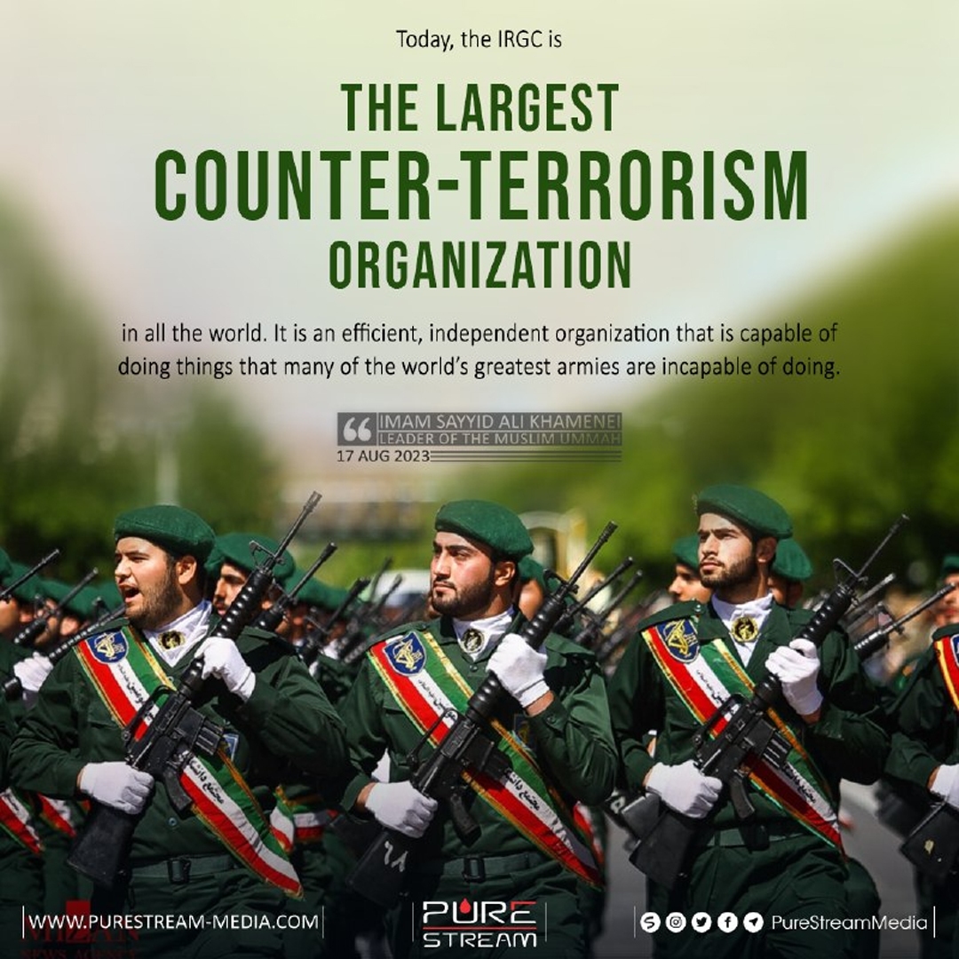 Today, the IRGC is the largest counter-terrorism organization…