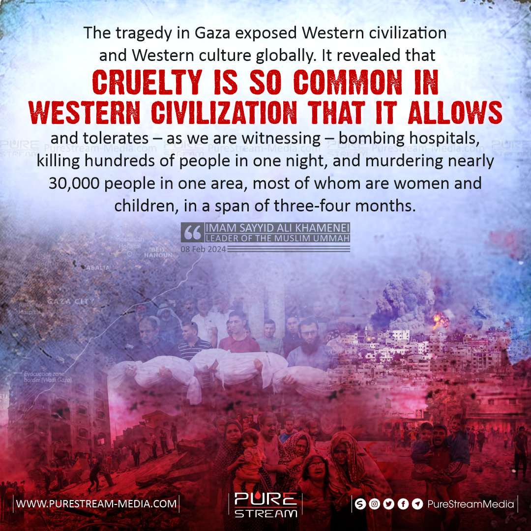 The tragedy in Gaza exposed Western civilization…