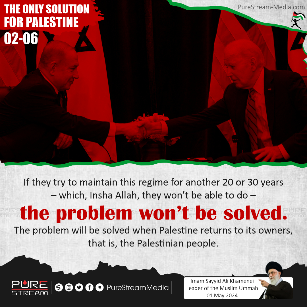 The Only Solution for Palestine