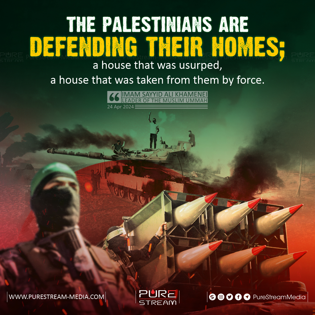 The Palestinians are defending…