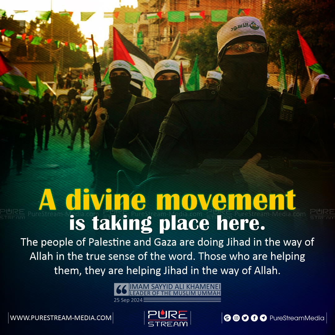 A divine movement is taking place…