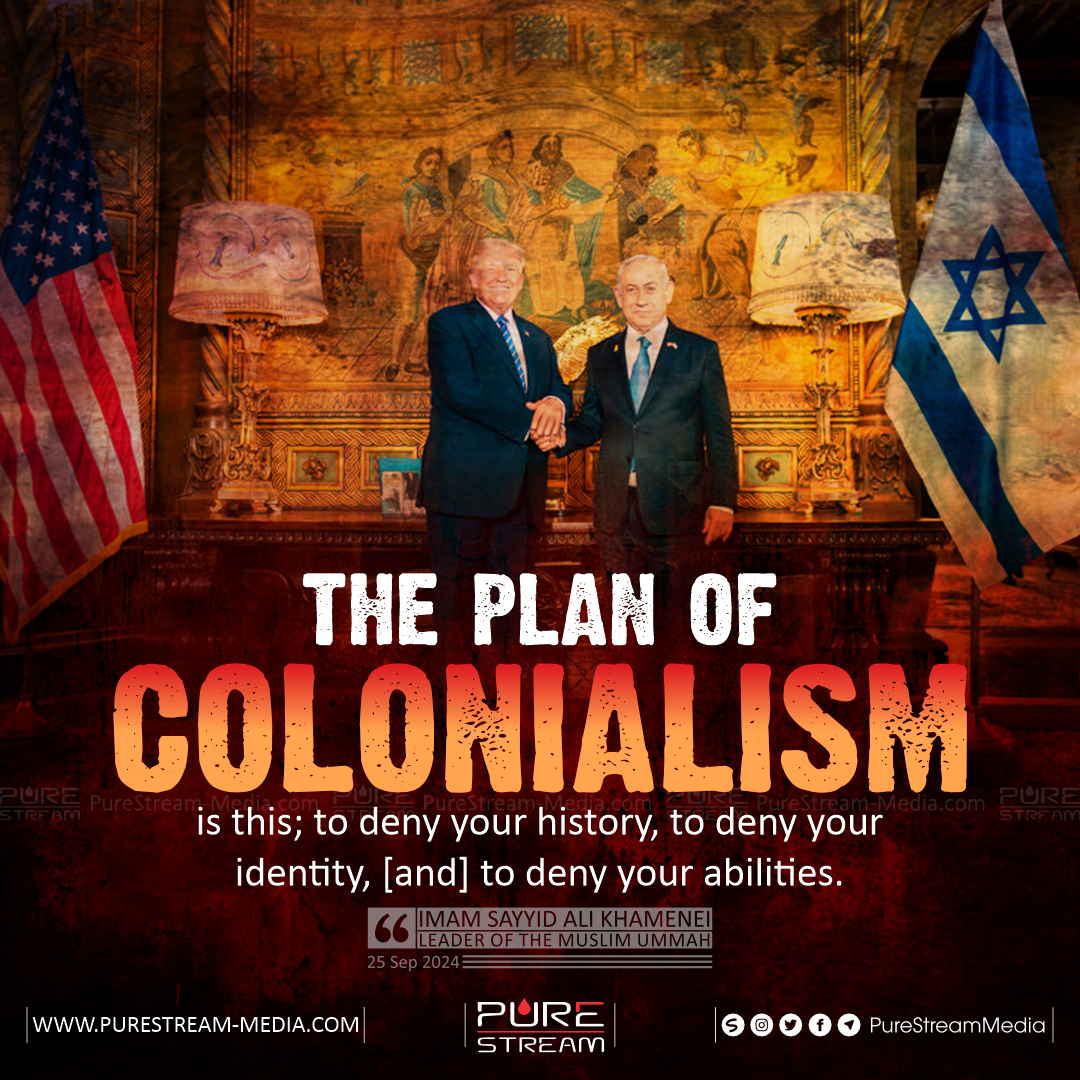 The plan of colonialism is this…