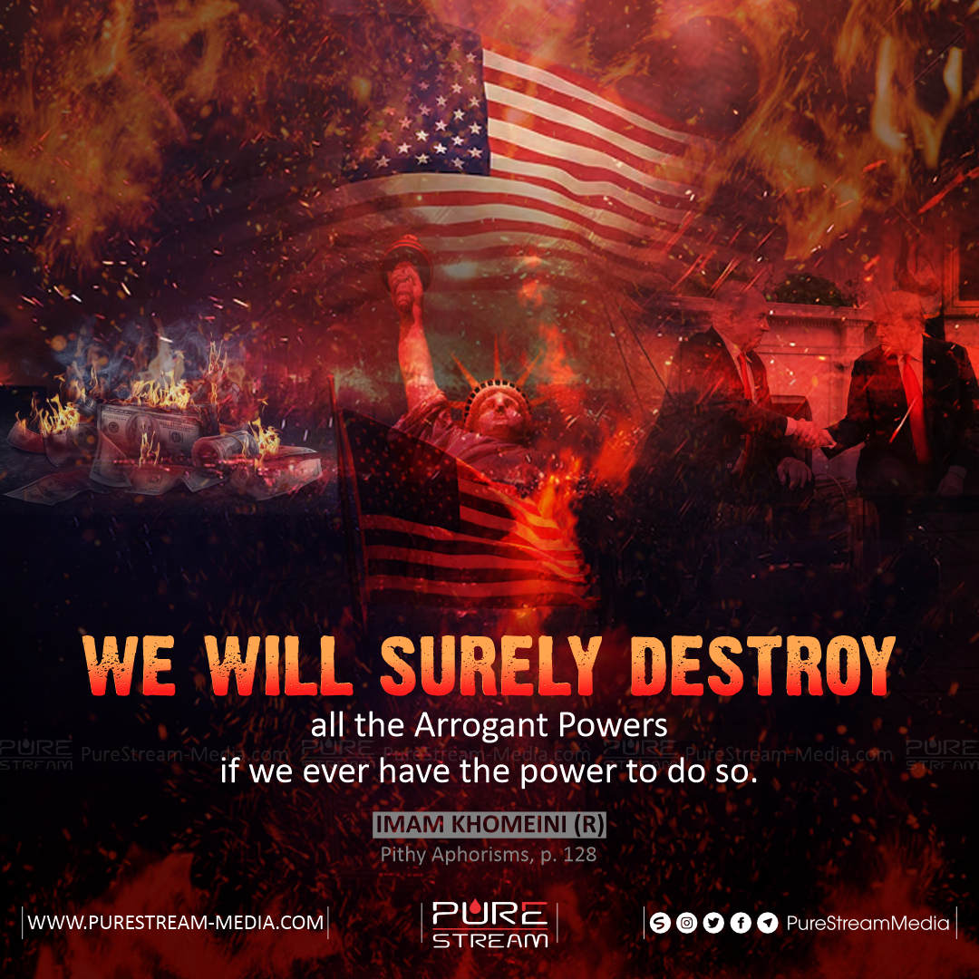 We will surely destroy all the…