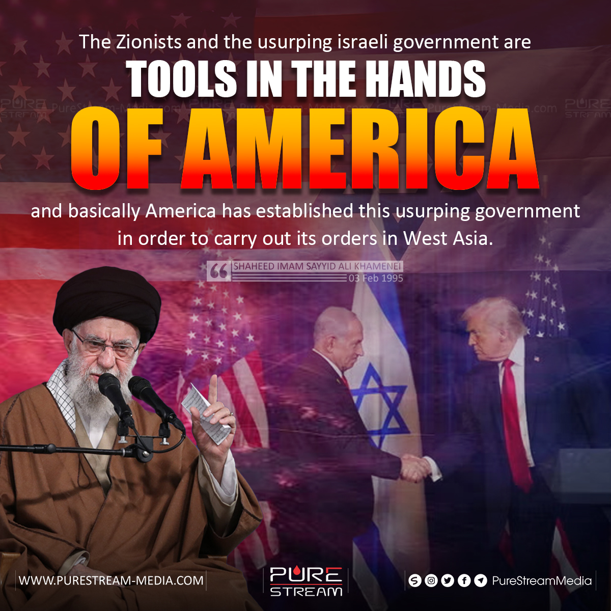 The Zionists and the usurping israeli government are…