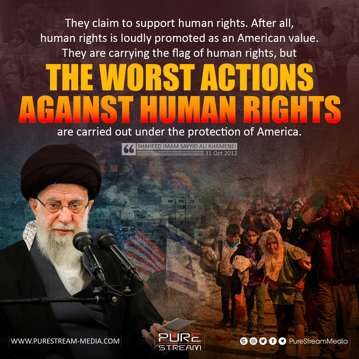 They claim to support human rights…